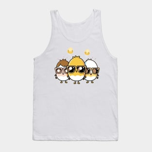 These eggcellent friends are ready for some sunny adventures Tank Top